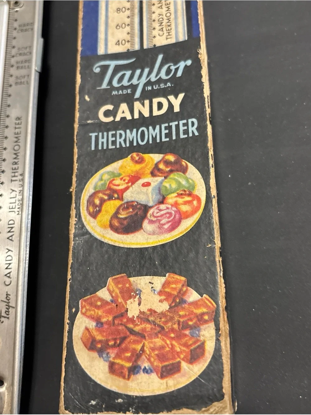Taylor Green and Silver Candy & Jelly Thermometer